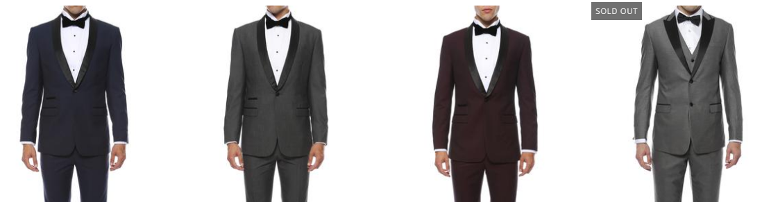 Reno and Alta Moda tuxedos for sale